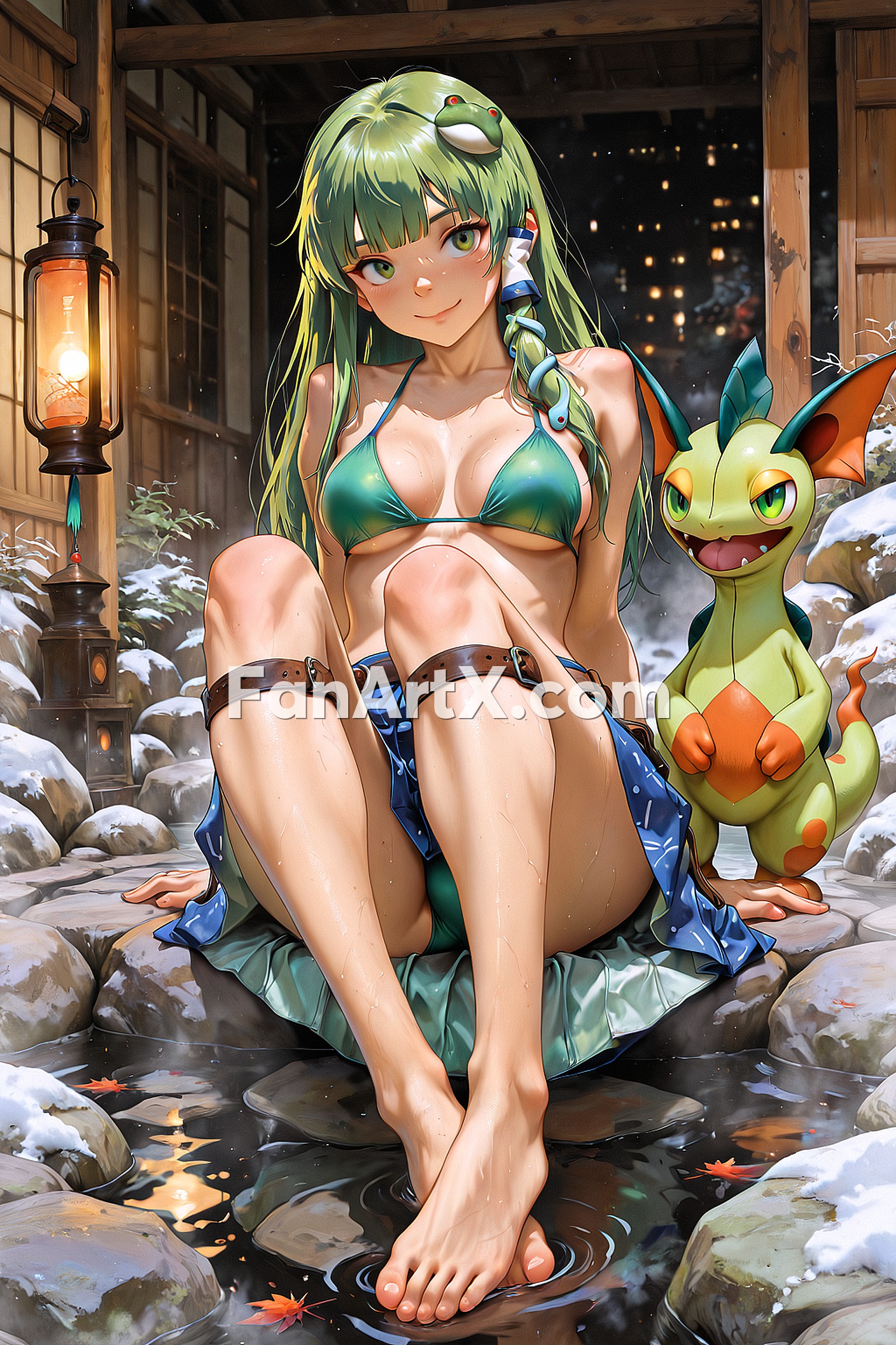 Kochiya Sanae Touhou project Fanart 5853054